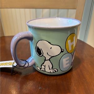 Peanuts snoopy woodstock oversized happy Easter mug